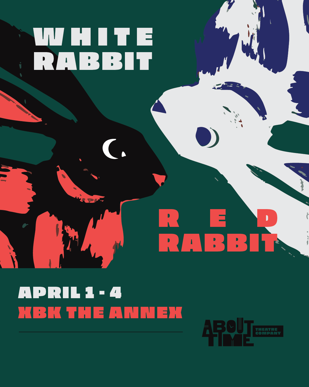 White Rabbit Red Rabbit Posters White Rabbit Red Rabbit - About Time Theatre Company